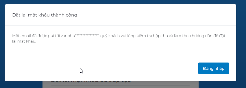 Hướng dẫn khôi phục lại  mật khẩu tài khoản Pupam