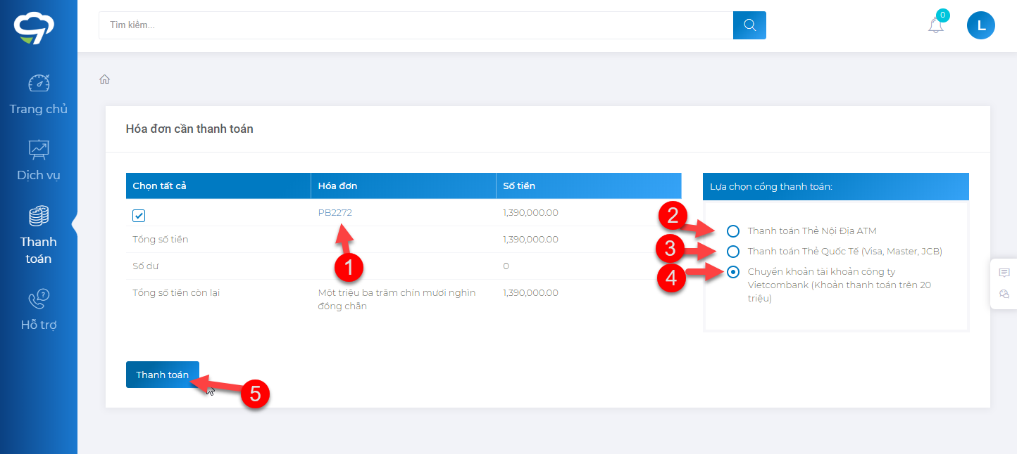 Hướng dẫn mua thêm giấy phép Gsuite tại hệ thống Pupam