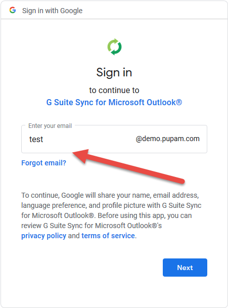 Hướng dẫn sử dụng G Suite Sync cho Outlook